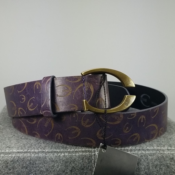 Just Cavalli Other - Just Cavalli Gorgeous Burgundy Leather Belt